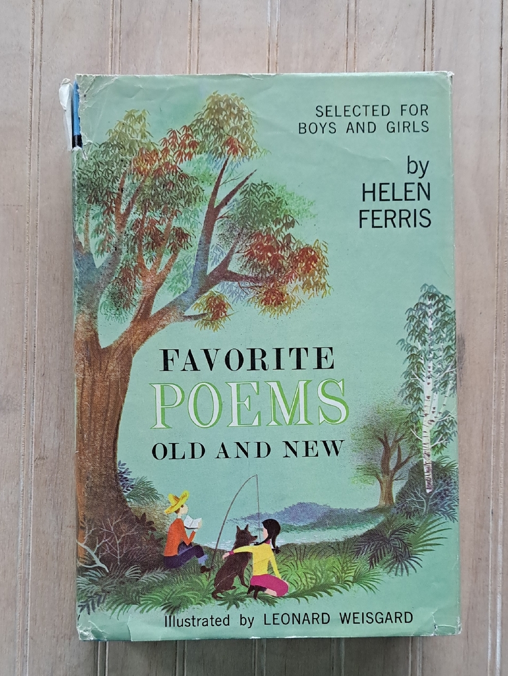 Vintage Favorite Poems Old and New Helen Ferris HC Dust Jacket Illustrated
